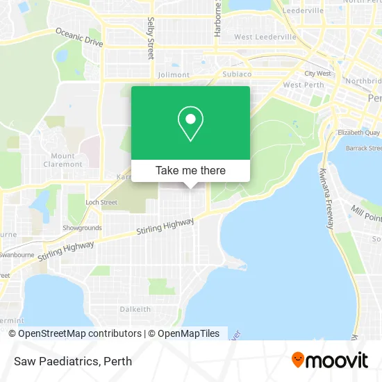 Saw Paediatrics map