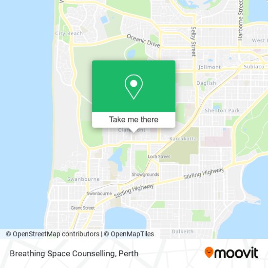 Mapa Breathing Space Counselling