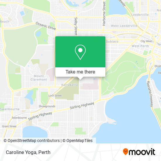 Caroline Yoga map