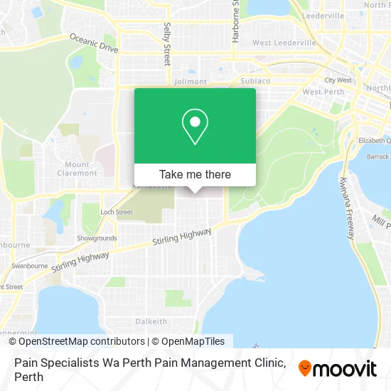 Pain Specialists Wa Perth Pain Management Clinic map