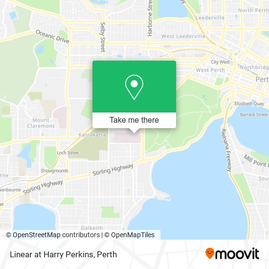 Linear at Harry Perkins map