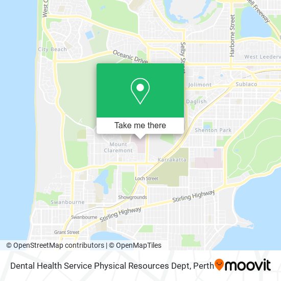 Dental Health Service Physical Resources Dept map