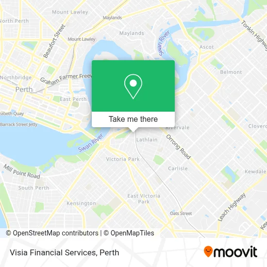 Mapa Visia Financial Services