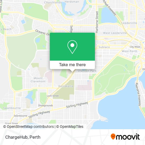 ChargeHub map