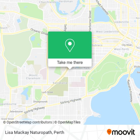 Lisa Mackay Naturopath map