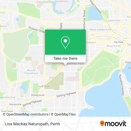 Mapa Lisa Mackay Naturopath