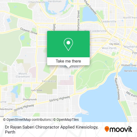 Dr Rayan Saberi Chiropractor Applied Kinesiology map