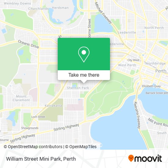 William Street Mini Park map