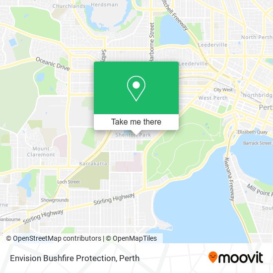 Mapa Envision Bushfire Protection