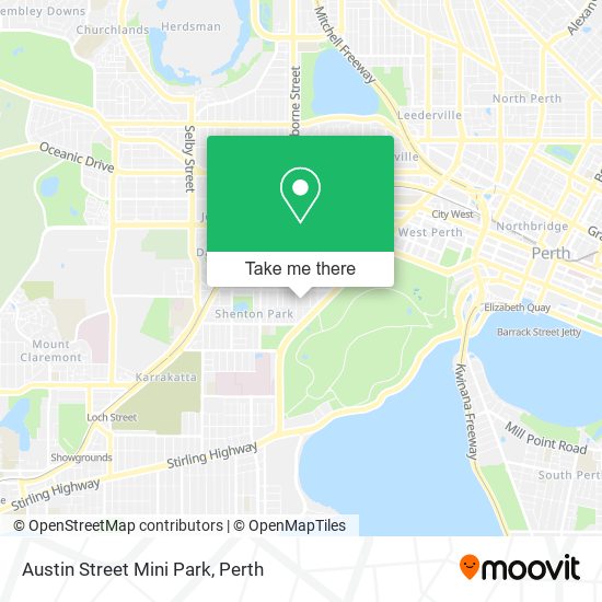 Mapa Austin Street Mini Park