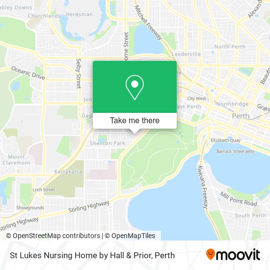 St Lukes Nursing Home by Hall & Prior map