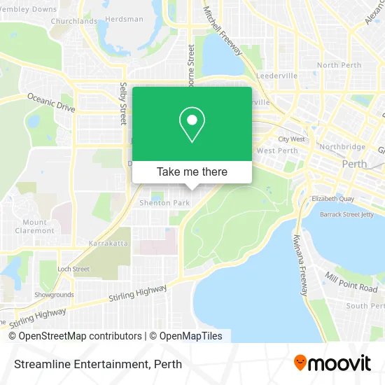 Mapa Streamline Entertainment