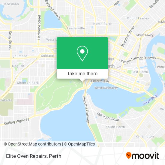 Elite Oven Repairs map
