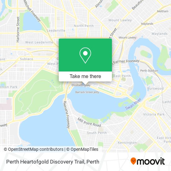 Perth Heartofgold Discovery Trail map