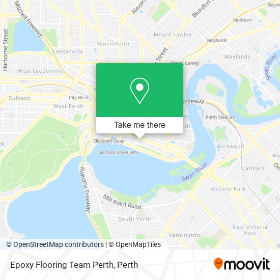 Epoxy Flooring Team Perth map