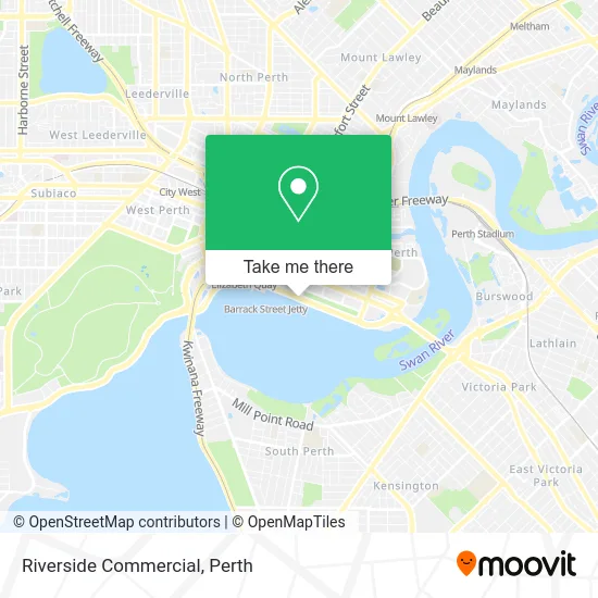 Mapa Riverside Commercial