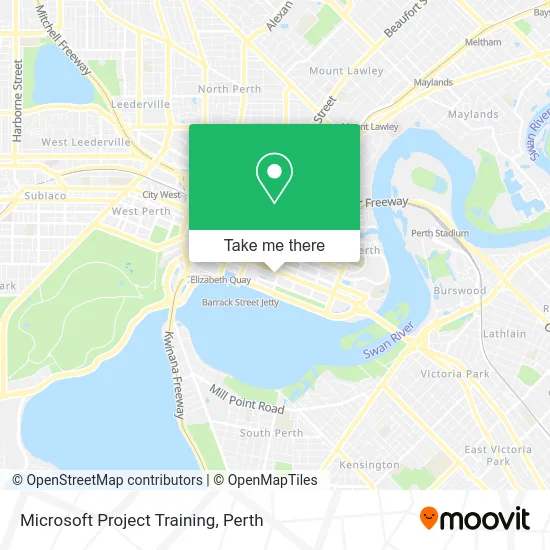 Mapa Microsoft Project Training