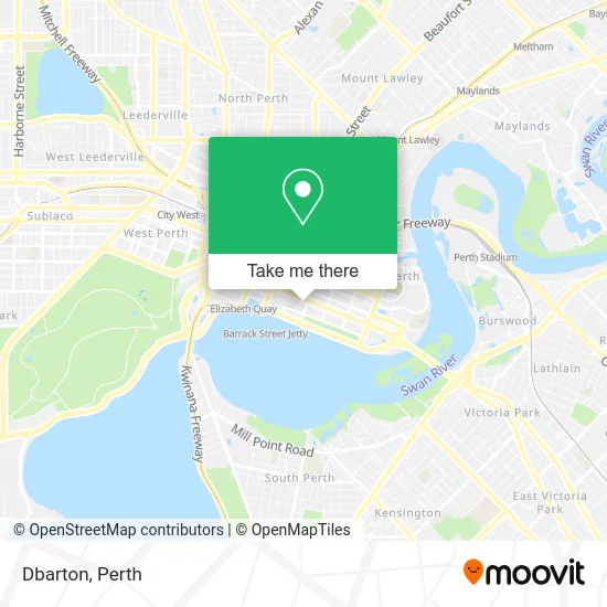 Mapa Dbarton