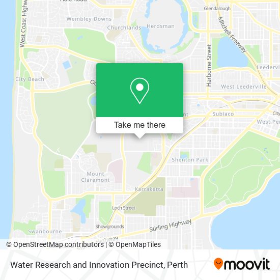 Water Research and Innovation Precinct map