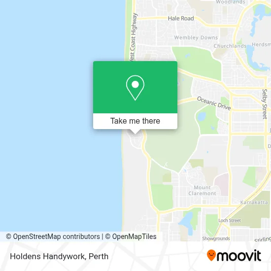 Mapa Holdens Handywork