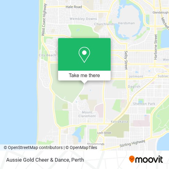 Aussie Gold Cheer & Dance map