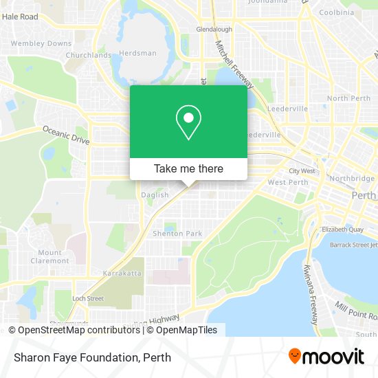 Sharon Faye Foundation map