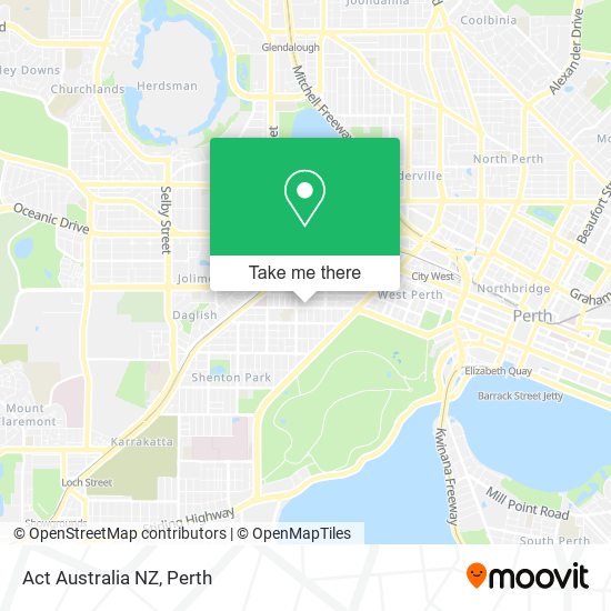 Act Australia NZ map