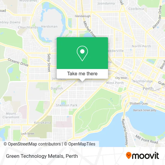 Mapa Green Technology Metals