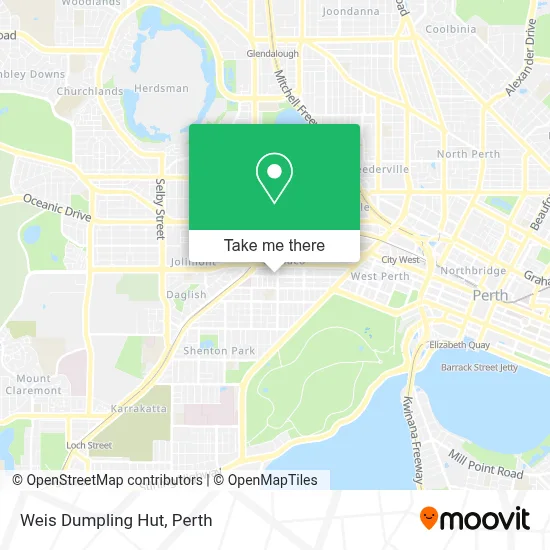 Mapa Weis Dumpling Hut