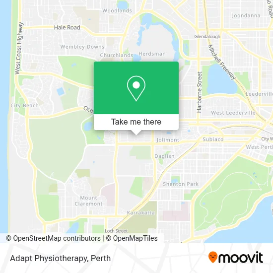 Mapa Adapt Physiotherapy