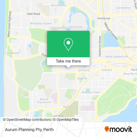 Aurum Planning Pty map