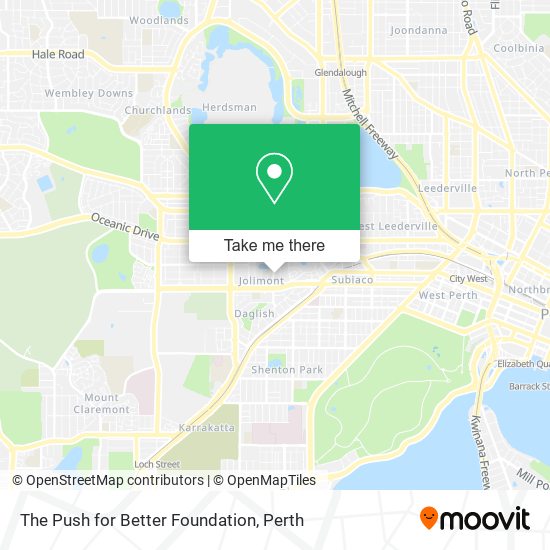 The Push for Better Foundation map
