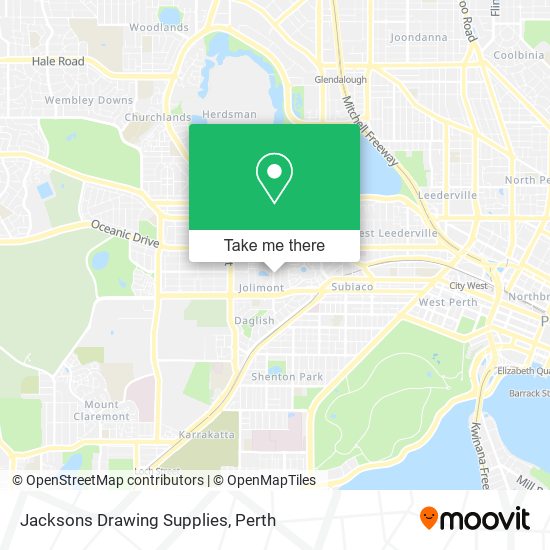 Jacksons Drawing Supplies map