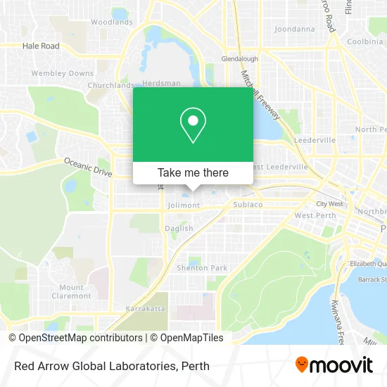 Mapa Red Arrow Global Laboratories