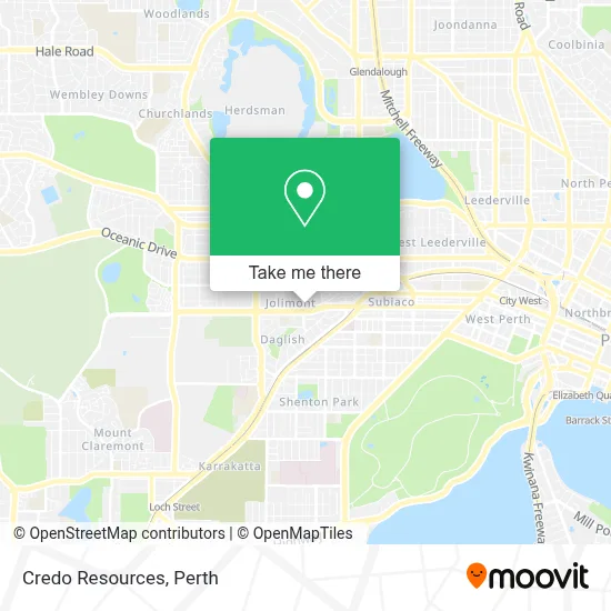 Mapa Credo Resources