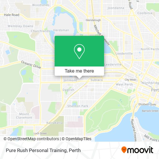 Mapa Pure Rush Personal Training