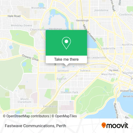 Mapa Fastwave Communications