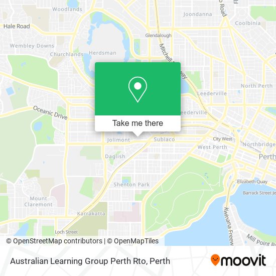 Australian Learning Group Perth Rto map