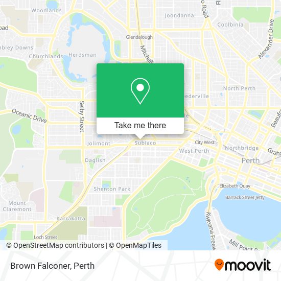 Brown Falconer map