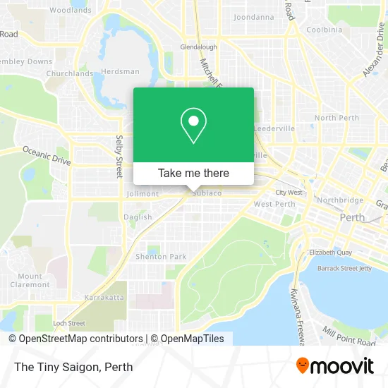 Mapa The Tiny Saigon