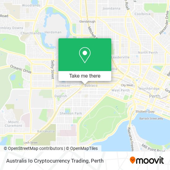 Australis Io Cryptocurrency Trading map