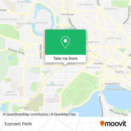 Mapa Ezyroam