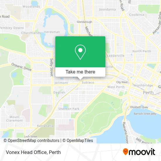 Mapa Vonex Head Office