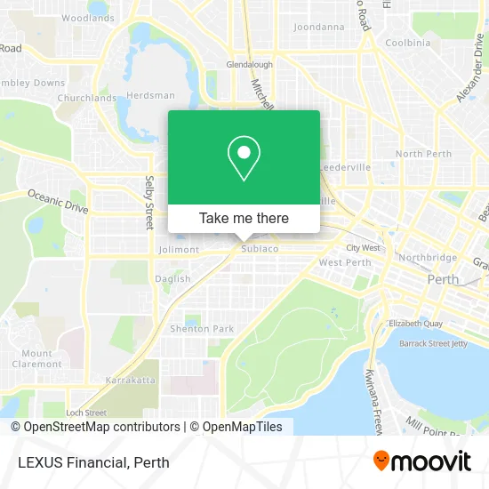 Mapa LEXUS Financial