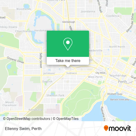 Mapa Ellenny Swim