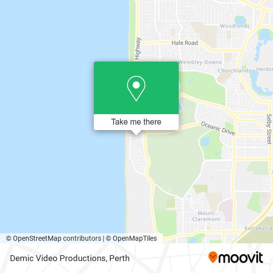 Demic Video Productions map