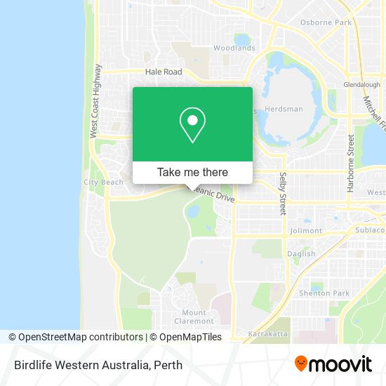 Birdlife Western Australia map