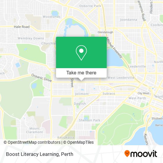 Boost Literacy Learning map