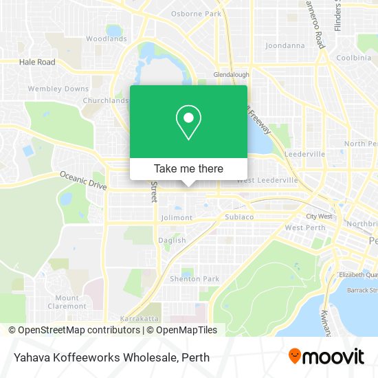 Yahava Koffeeworks Wholesale map