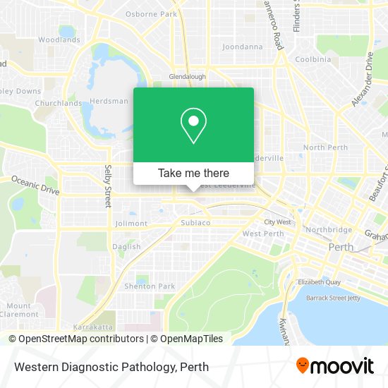 Western Diagnostic Pathology map